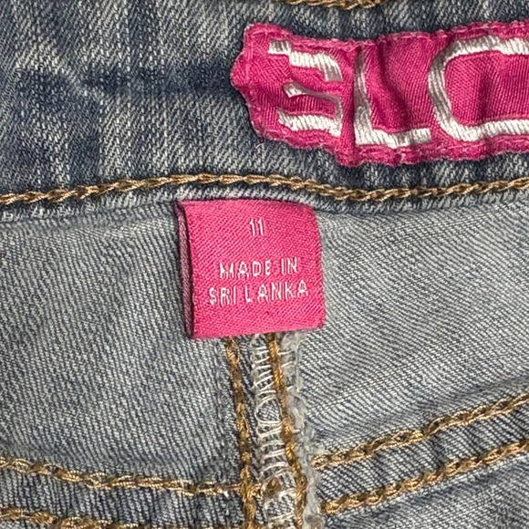 ELO Jeans Womens Size 11 Light Wash Bootcut Flare Denim Pants Raw Hem - Picture 2 of 5